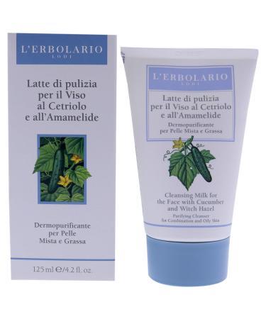 L'Erbolario Cucumber and Witch Hazel Cleansing Milk