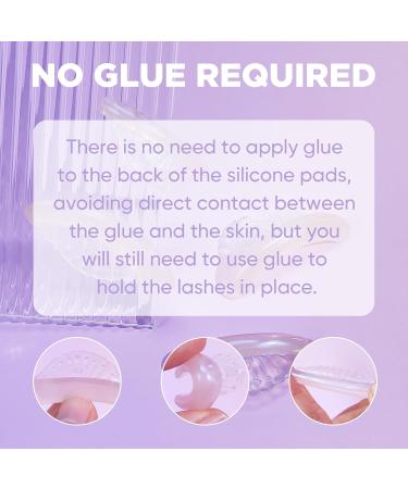 Libeauty Eyelash Lift Pads - Reusable Super-Sticky Silicone Lash Perm Rods | 8 Pairs Shell Shape - DIY Home or Salon Lash Curling Tool - Buy Online on SooperMarket.com