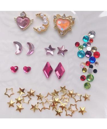 Worparsen 1 Box Nail Art Decor Shining Sailor Moon Themed Nail Decor Manicure Designs Stylish - Buy Online on SooperMarket.com