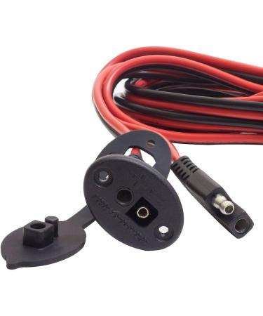 Yak-Power 4ft Power Port with SAE Connector for Kayaks | Easy Install - Buy Online on SooperMarket.com