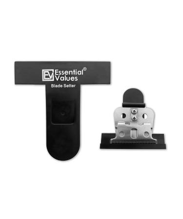 Essential Values Blade Setter #04880, Compatible with Andis Outliner Blades | The Alignment Tool for Tighter, Sharper, Cleaner Cuts, and Fades