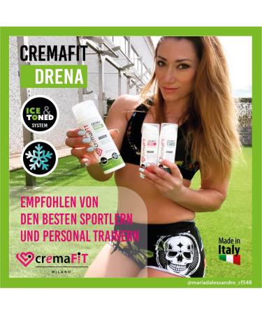 CREMAFIT DRENA Anticellulite Cream - Thermogenic Cold Therapy for Tired Legs 150ml | Reduces Water Retention & Swelling - Buy Online on SooperMarket.com