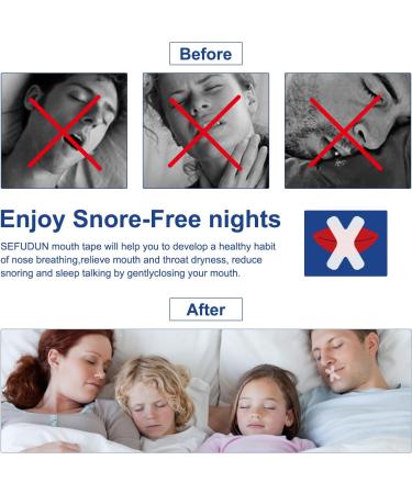 Sleep Strips 120 Pcs - Gentle Mouth Tape for Nose Breathing | Stop Snoring Solution for Men and Women | Improved Sleep Quality | Anti-Snoring Mouth Strips - Buy Online on SooperMarket.com