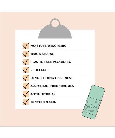 Buy UpCircle Refillable Deodorant with Macadamia & Bergamot - Natural Hydrating 24-Hour Protection - Ideal for Sensitive Skin - International Shipping Available - Buy Online on SooperMarket.com