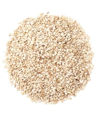 Organic Hulled Sesame Seeds 8oz - Non-GMO, Kosher, Vegan. High in Iron & Calcium. Ideal for Tahini Paste, Stir-fries, Salads - Buy Online on SooperMarket.com