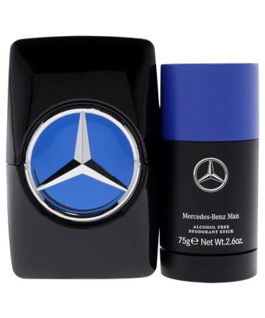 Mercedes-Benz Intense Gift Set Perfumes for Men - Includes 2.7 oz Eau de Toilette Spray and 2.6 oz Deodorant Stick - Woody Scent - Opens with Notes of Pear - Evokes Power and Sensuality - 2 pc - Buy Online on SooperMarket.com