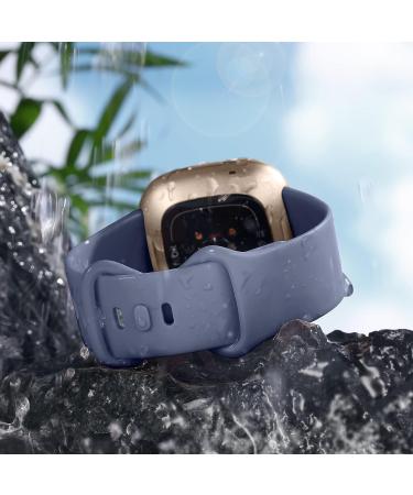 Getino Compatible with Fitbit Sense/ Sense 2 Bands/ Versa 4/ Versa 3 Bands Women Men  Silicone Sport Accessories  Band for Fitbit Sense/ Sense 2/ Versa 4/ Versa 3  Small Black/ Bluegray/ Gray/ White Small 5.8"-7.6" Black/Bluegray/Gray/White - Buy Online on SooperMarket.com