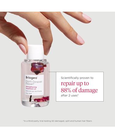 Briogeo Don t Despair Repair! Strengthening Treatment Oil Hair Oil for Dry Damaged Hair | Sulfate Silicone & Paraben-Free | 1 fl oz | International Shipping Available - Buy Online on SooperMarket.com