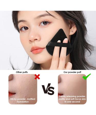 12-Piece Triangular Makeup Puff Set Mini Puff Makeup Sponge Setting Sponge Essential Tool for Setting Loose Powder - Buy Online on SooperMarket.com
