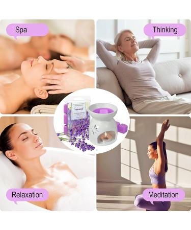 La Bellefe Lavender Scented Wax Melts - Natural Soy Wax Cubes for Warmers - Gift Set for Birthdays, Weddings, Parties, Spa & Meditation (2.5oz/70.9g*2) - Buy Online on SooperMarket.com
