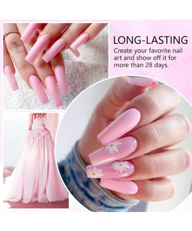 Saviland Light Pink Acrylic Powder 30g - French Manicure Nail Art Polymer for Extension & Carving - No Lamp Needed - Buy Online on SooperMarket.com
