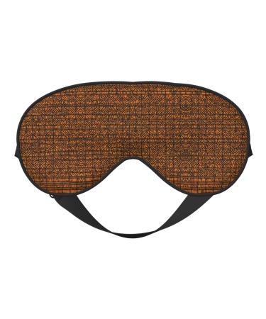 SSIMOO Native American Soft Sleep Eye Mask Female Breathable Eye Patch Perfect for Travel and Relaxation Black