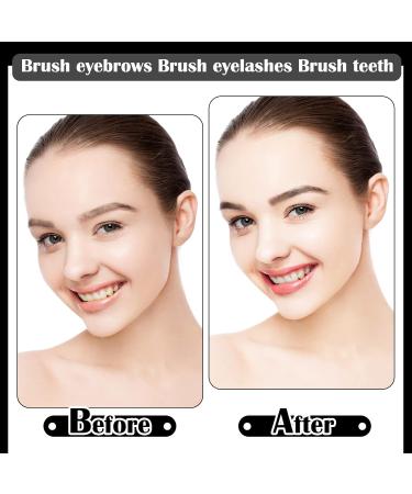 150 Pieces Micro Eyebrow Brush with Cap Brow Lamination Brush Eyebrow Spoolie Brush Comb Eyebrow Lash Lift Tools Lash Filler Eyelashes Extensions Eyebrows(Black) - Buy Online on SooperMarket.com