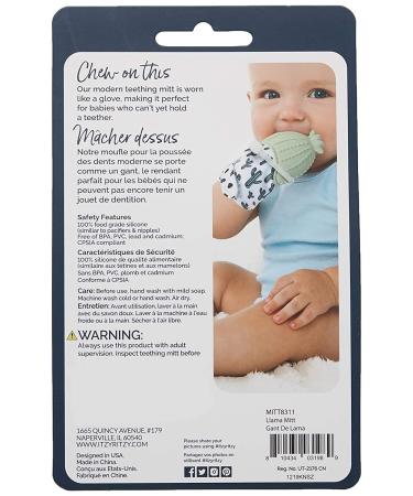 Itzy Ritzy Llama Silicone Teether for Babies 3+ Months | Food Grade | Safe & Durable - Buy Online on SooperMarket.com