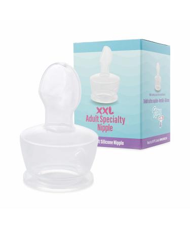 Rearz - Wide Neck XXL Silicone Adult Specialty Bottle Nipple