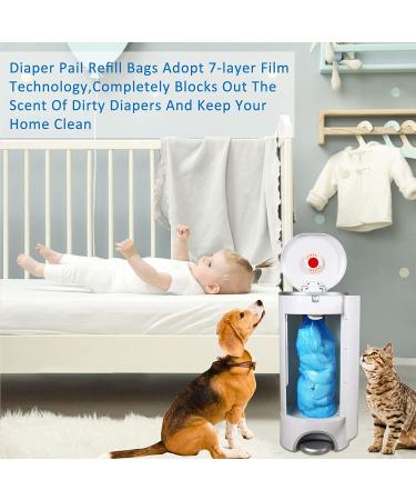 Diaper Pail Refill Bags - 34 Bags, 1088 Counts - Compatible with Arm&Hammer Disposal System - Locks in Odor - Seal and Toss Design - Buy Online on SooperMarket.com