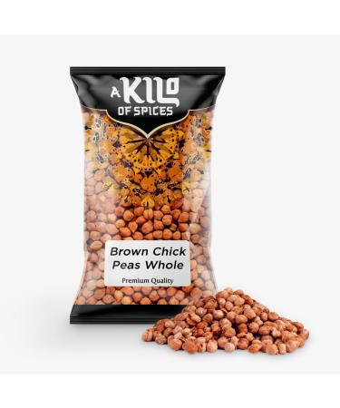 A Kilo of Spices | Brown Chick Peas | Experience the Unique and Earthy Taste of Brown Chick Peas in Your Cooking | The Perfect Protein Source for Curries Chaats and Vegan Diets | Kala Chana 1Kg