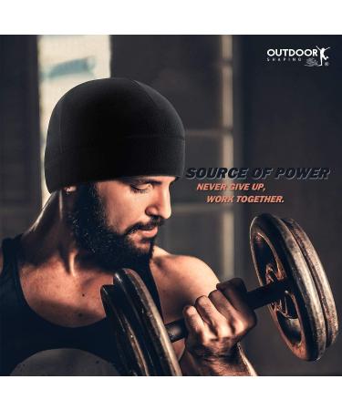 Tactical Fleece Winter Beanie 2 Pack - Military Army Watch Cap in Black & Grey - Buy Online on SooperMarket.com