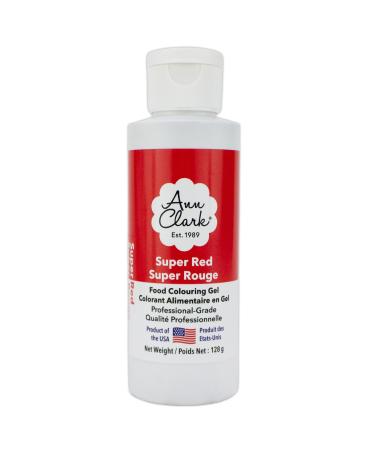 Ann Clark Super Red Food Coloring Gel Large 128 g Professional Grade Made in USA