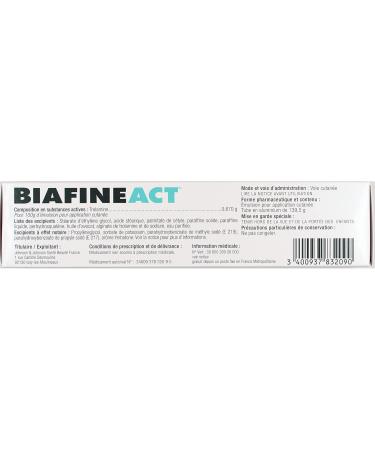 Biafine Act Emulsion Cream 139.5 g - Buy Online on SooperMarket.com