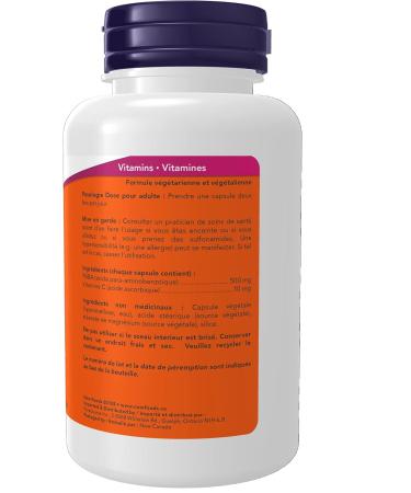 Now PABA 500mg w/Vit C 100vcap - Buy Online on SooperMarket.com