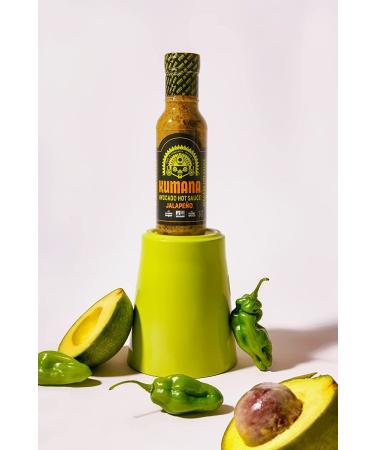 Kumana Avocado Hot Sauce Jalape o - Keto & Paleo Friendly, Sugar Free, Gluten Free, Low Carb - 13.1 oz Bottle - Buy Online on SooperMarket.com