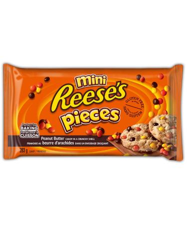 REESE Pieces, Chocolate Baking Pieces with Peanut Butter, 283g/10 oz., Imported from Canada