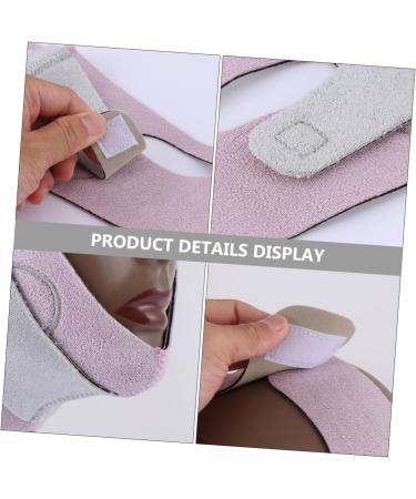 Baluue 1pc Thin Face Belt Tape Face Shaper Strap Lift Facial Slimming Strap -double Chin Mercerized Cloth 60X10.5X1cm Pink - Buy Online on SooperMarket.com