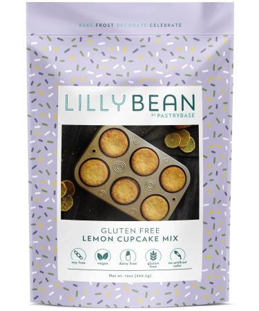 LillyBean Gluten Free Lemon Cupcake Mix 340.2g (Pack of 1)