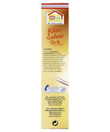 Dr. Oetker Cheese Cream Cake Baking Mix - 385g | Easy & Delicious Cheesecake Recipe - Buy Online on SooperMarket.com
