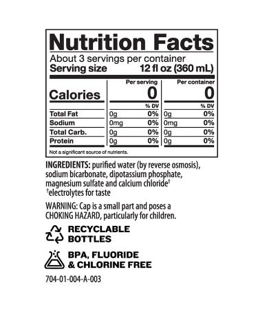 Essentia 1 Liter Bottled Water | 99.9% Pure Electrolyte-Infused | pH 9.5+ Ionized Alkaline Water | 33.8 Fl Oz - Buy Online on SooperMarket.com