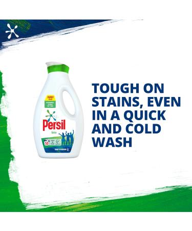 Persil Bio Laundry Washing Liquid Detergent 1.431L - 53 Washes | Stain Removal | 100% Recyclable Bottle | Eco-Friendly Option - Buy Online on SooperMarket.com
