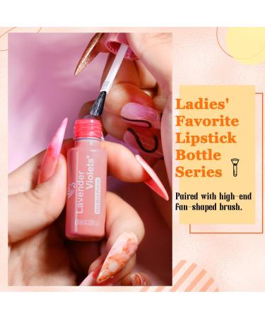 Lavender Violets 25 Pcs Gel Nail Polish Kit with Rose Gold Cat Eye Effect - Includes Blooming Gel, Base Coat, Top Coat, Nail Brush - Soak Off UV LED Varnish for Fashion Party - C401 - Buy Online on SooperMarket.com
