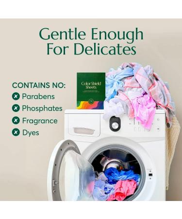 CLEANOMIC Color Shield Sheets - 32 Color Preserving Laundry Sheets Prevent Dye Mixing Ideal for International Shipping - Buy Online on SooperMarket.com