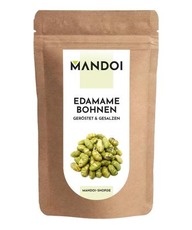 Mandoi Edamame Beans 750g roasted and salted 43% protein delicious snack also as a topping for meals vegan 750.0 grams