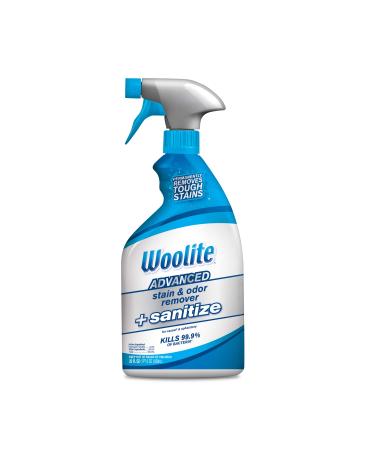 Bissell Woolite Advanced Stain & Odor Remover + Sanitize, 22floz, Wb, 22 Fluid Ounces