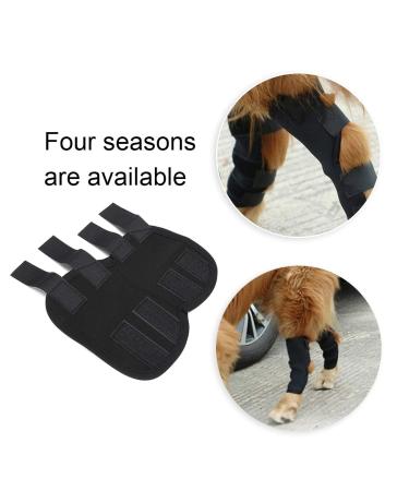 Stability Support Dog Leg Support Neoprene Pet Knee Guard Stabilize Arthritis for Dog Leg Guard(Black L) - Buy Online on SooperMarket.com
