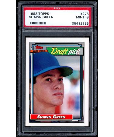 Shawn Green Rookie Card 1992 Topps #276 PSA 9