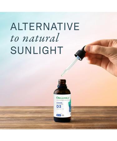 Organika Vitamin D3 Liquid 2500IU- Olive Oil Base Immune System Support- 30ml Nutritional Supplement - Buy Online on SooperMarket.com