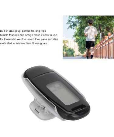 Septpenta 3D Walking Pedometer - Large LCD 360 Sensor USB Charging - Ideal for Women Men & Children - Buy Online on SooperMarket.com