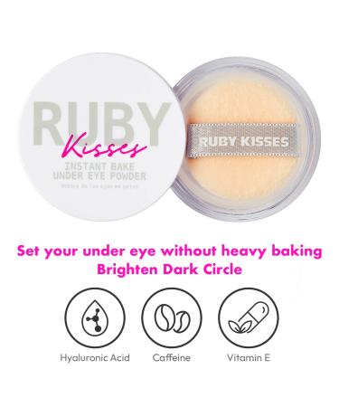Ruby Kisses Vegan Cruelty-Free Undereye Powder for Brightening Eyes - Translucent Powder for Smudge-Free Makeup - Buy Online on SooperMarket.com