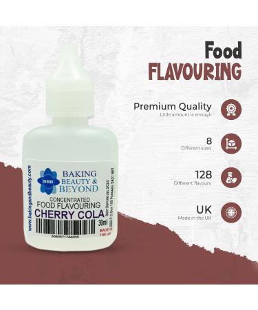 Baking Beauty and Beyond Concentrated Food Flavouring Oil - Dozen of Professional Quality Food Grade Flavouring Oil for Candy Making Baking Cooking Lip Balm and Lip Gloss - Cherry Cola (10ml) - Buy Online on SooperMarket.com