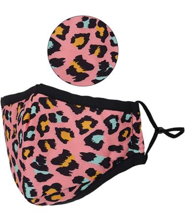 Buy Washable Reusable 3 Layers Cotton Cloth - Pink Leopard Print One Size Fits Most | International Shipping Available - Buy Online on SooperMarket.com