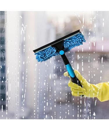 Window Cleaning Equipment Telescopic Window Cleaner Tool with 10-Section Extension Pole 2-in-1 Rotatable Window Squeegee Telescopic Pole Window Cleaning Kit for Home Car Glass - Buy Online on SooperMarket.com