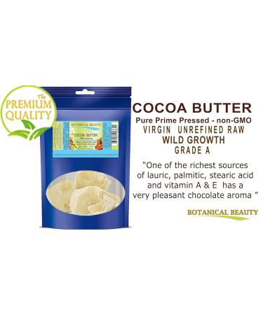Botanical Beauty Cocoa Butter - Raw Virgin Unrefined from Brazil | 8.46 oz for Skin Hair Body & Nails - Buy Online on SooperMarket.com
