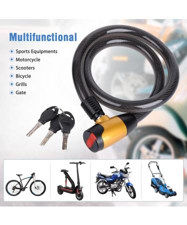 Cable Lock Bike Lock Motorcycle Lock Lock Warehouse  Gate  Very Strong. - Buy Online on SooperMarket.com