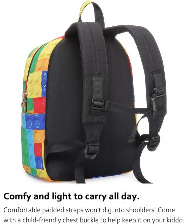 HotStyle TRENDYMAX Colorful Building Blocks Backpack - Two Sizes for School Girls, Boys & Preschool Kids - Buy Online on SooperMarket.com