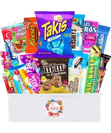 American sweets Box with 24 snacks - USA sweets from all over the world - American Candy Box - Sweets S ssigen Box from America