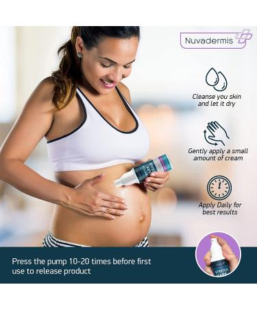 Stretch Mark Cream - Maternity Skin Care with Collagen, Jojoba, and Olive Oil - Prevents and Fades Stretch Marks - Hydrating Belly Lotion for Pregnant Women - 4 oz - Buy Online on SooperMarket.com