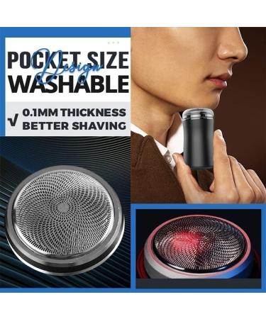 Buy Mini Electric Razor for Men - Portable Rechargeable & Washable Electric Shaver in Ink Green - Buy Online on SooperMarket.com